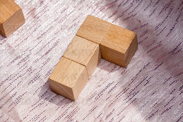 Wooden puzzle games element the view