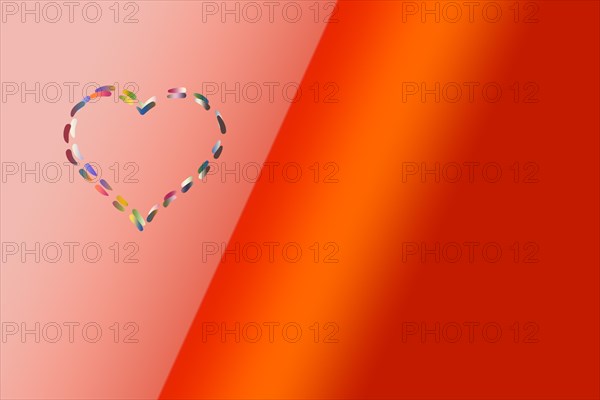 Valentines day card concept. Heart for Valentines Day Background