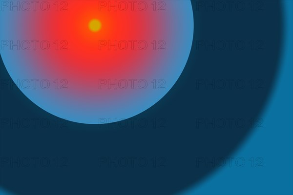 Abstract colorful semi circle geometric pattern design and background