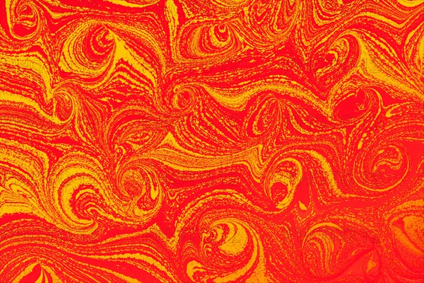 Abstract marbling pattern for fabric