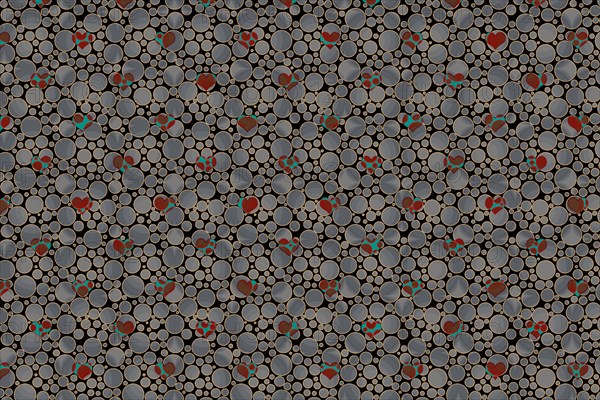 Creative concept colorful dots background. Abstract dotted design for poster