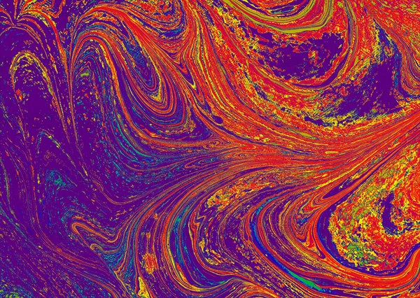 Marbling art patterns as abstract colorful background