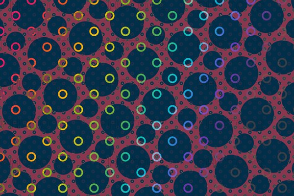 Creative concept colorful dots background. Abstract dotted design for poster