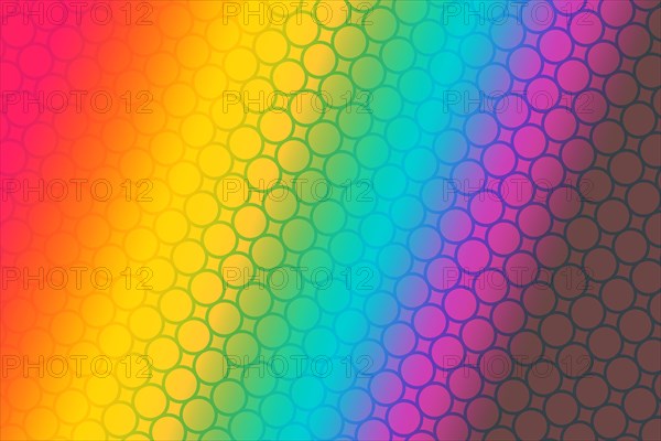 Creative concept colorful dots background. Abstract dotted design for poster