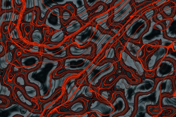 Ebru marbling handmade art