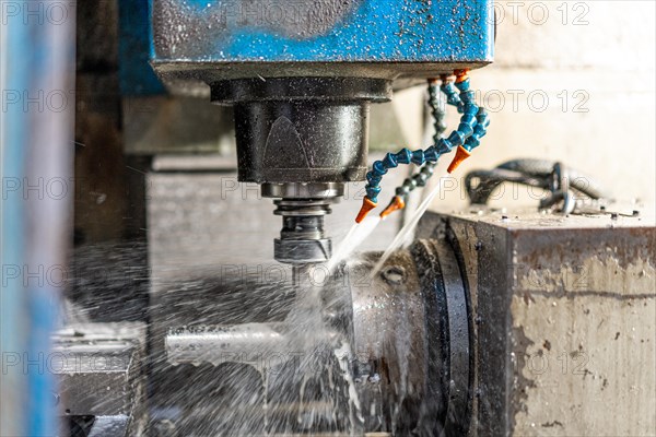 Machines from the metal industrial factory in the numerical control sector