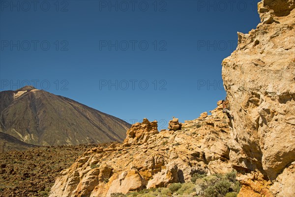 Climbers at the Piedras Amarillas