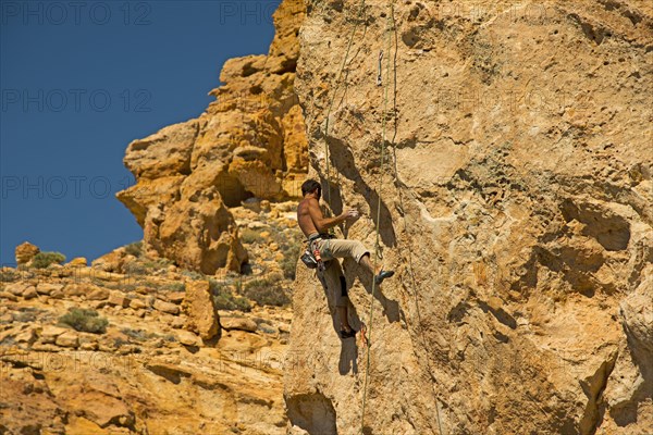 Climbers at the Piedras Amarillas