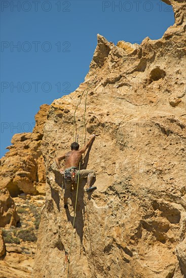 Climbers at the Piedras Amarillas