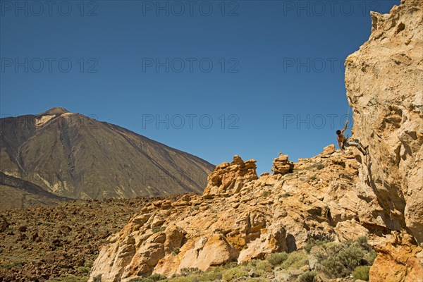 Climbers at the Piedras Amarillas