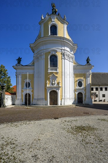 The baroque monastery church of St George