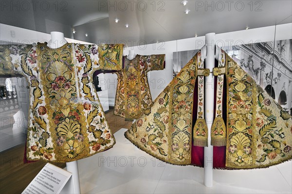 Liturgical vestments in the monastery museum