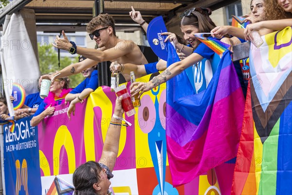 Float of the hotel and catering association DEHOGA. Christopher Street Day