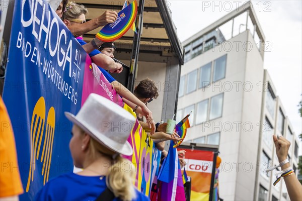 Float of the hotel and catering association DEHOGA. Christopher Street Day