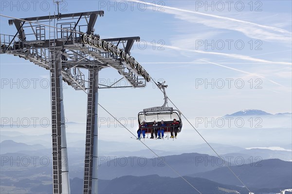 Chairlift in the Gerlitzen ski area