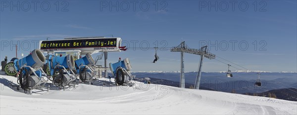 Chairlift in the Gerlitzen ski area