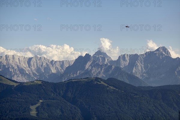 View from the Dobratsch into the Julian Alps