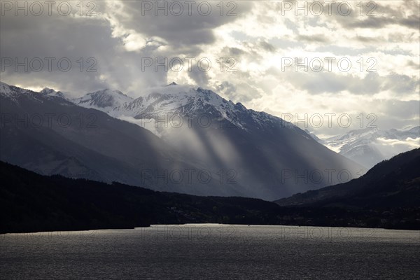 Stormy atmosphere at Lake Lake Millstatt