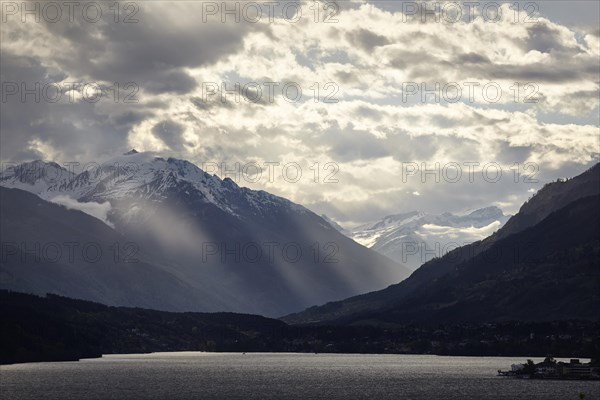 Stormy atmosphere at Lake Lake Millstatt