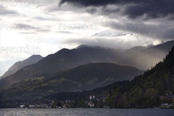 Stormy atmosphere at Lake Lake Millstatt
