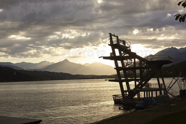 Diving tower at Millstatt