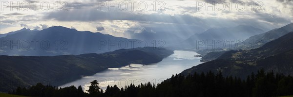 Stormy atmosphere at Lake Lake Millstatt