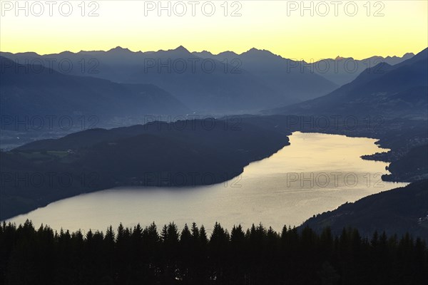 Evening atmosphere at Lake Lake Millstatt