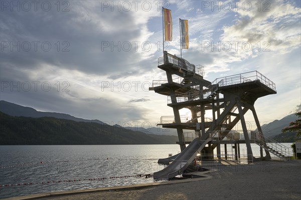 Diving tower at Millstatt