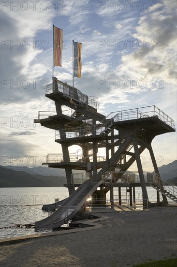 Diving tower at Millstatt