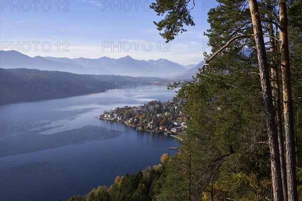 View from the Millstatt viewing platform