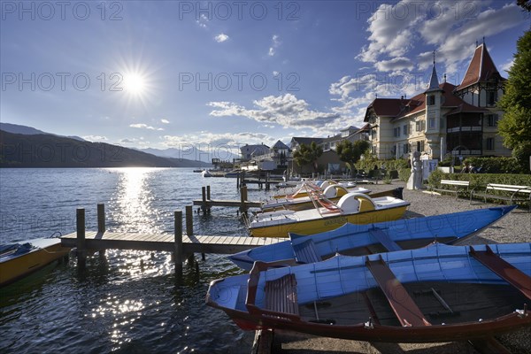 Boats on Lake Millstaettersee