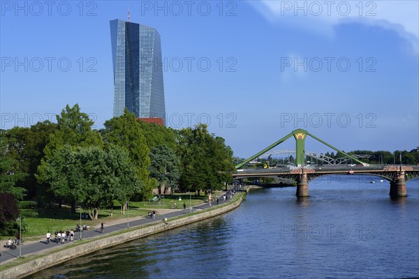 European Central Bank Building in the banking district