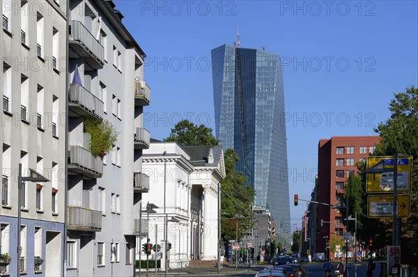 European Central Bank Building in the banking district