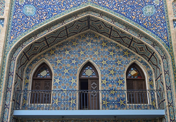 Orbeliani bath decorated with arabesques in the style of a Persian madrasa or Koran school