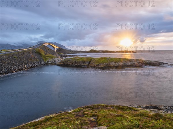 Storeisundbrua at sunset