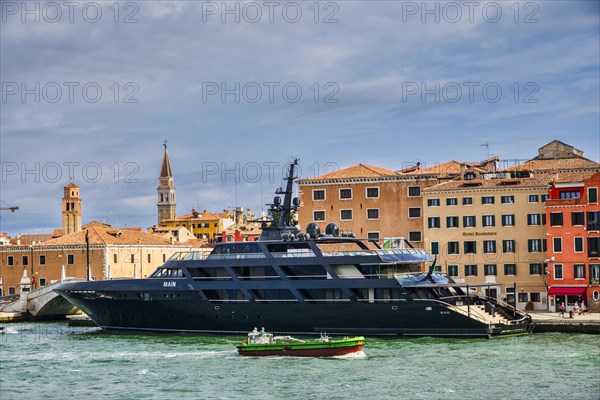 Superyacht Main on the Riva San Biagio