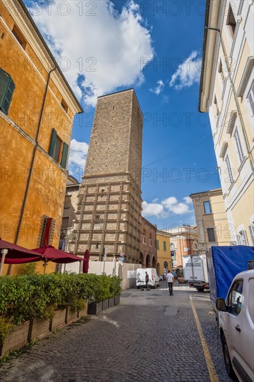 Slate city tower Ravenna