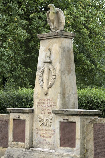 War memorial for those who died in the two world wars