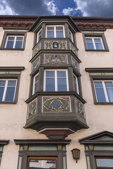 Historic two-storey bay window