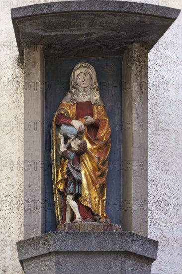 Figure of a saint with child