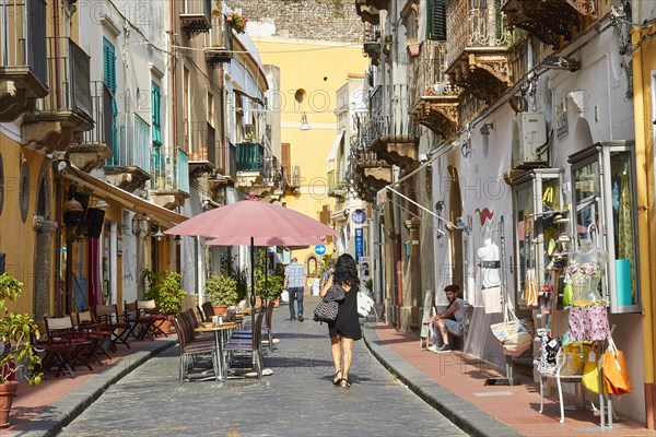 Cobbled street