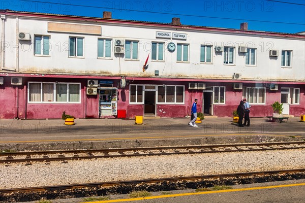 Railway station of the capital Podgorica