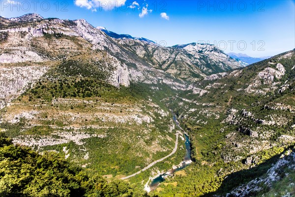 Moraca river valley