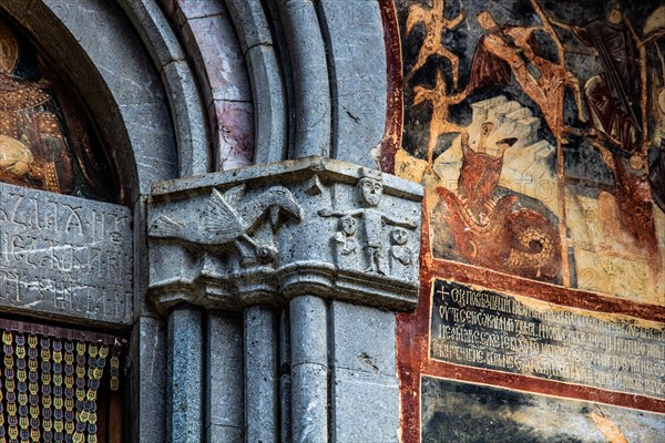 Serbian Orthodox monastery Moraca in central Montenegro