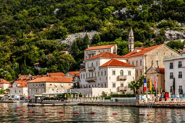 The former seafaring centre of Perast with its magnificent buildings and two beautiful offshore islands