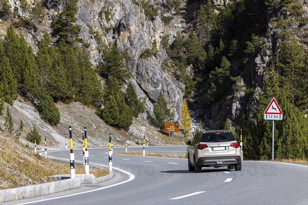 Access road to the Swiss National Park