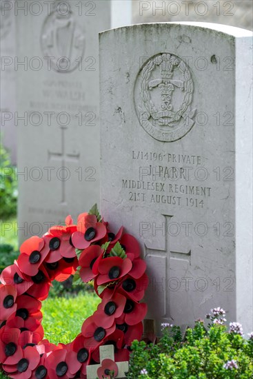 Grave of private John Parr