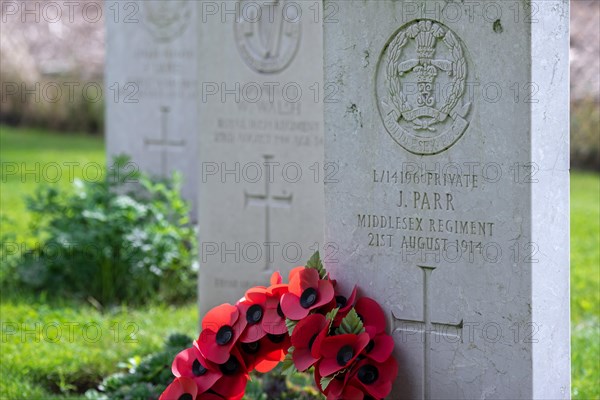 Grave of private John Parr