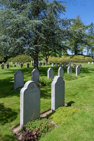 German WW1 graves at the St. Symphorien Military Cemetery