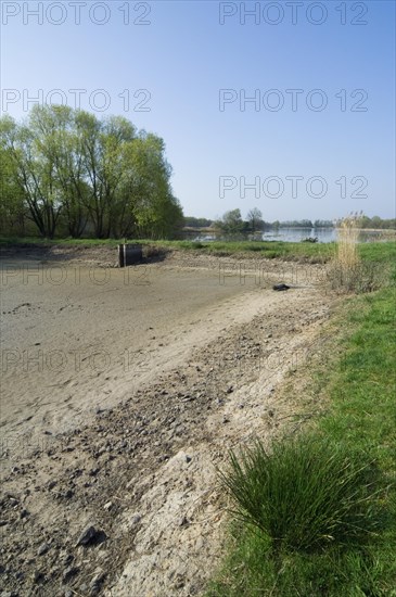 Drained lake